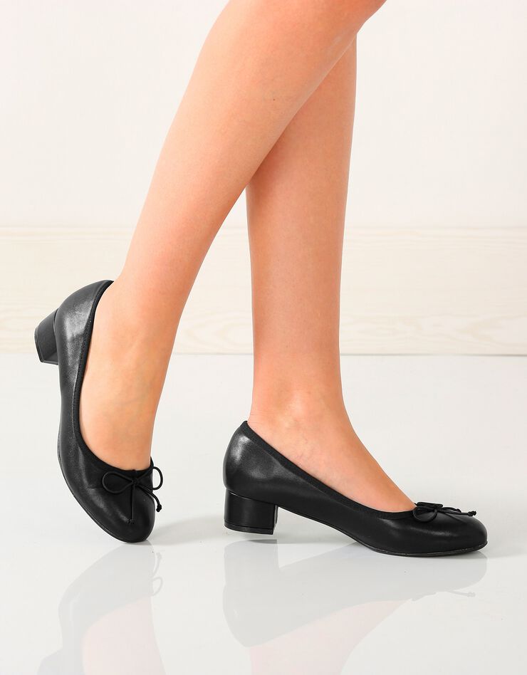 Ballerines petit talon (noir) Ballerines petit talon (noir)