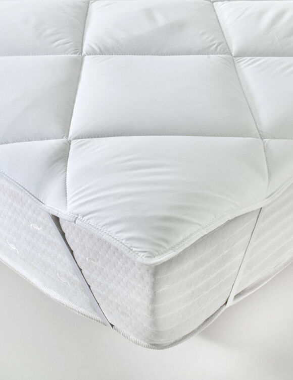 Surmatelas 500 g/m&sup2; id&eacute;al transpiration traitement QuickDry&reg; (blanc)