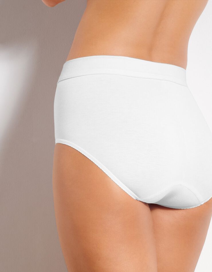 Culotte maxi double comfort - 3 + 1 GRATUIT* (blanc) Culotte maxi double comfort - 3 + 1 GRATUIT* (blanc)