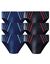 Slip taille confort - lot de 6 (marine / noir)