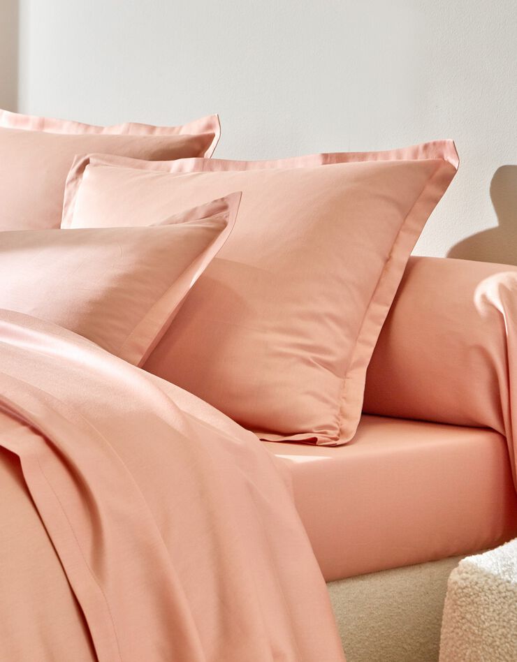 Linge de lit satin uni (rose blush)