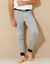 Pantalon pyjama bas droits - lot de 2 (gris + marine) Pantalon pyjama bas droits - lot de 2 (gris + marine)
