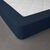 Drap-housse uni jersey bonnet 26 cm (bleu encre)