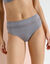 Culotte haute microfibre et tulle plumetis effet seconde peau Paia - lot de 2 (gris)