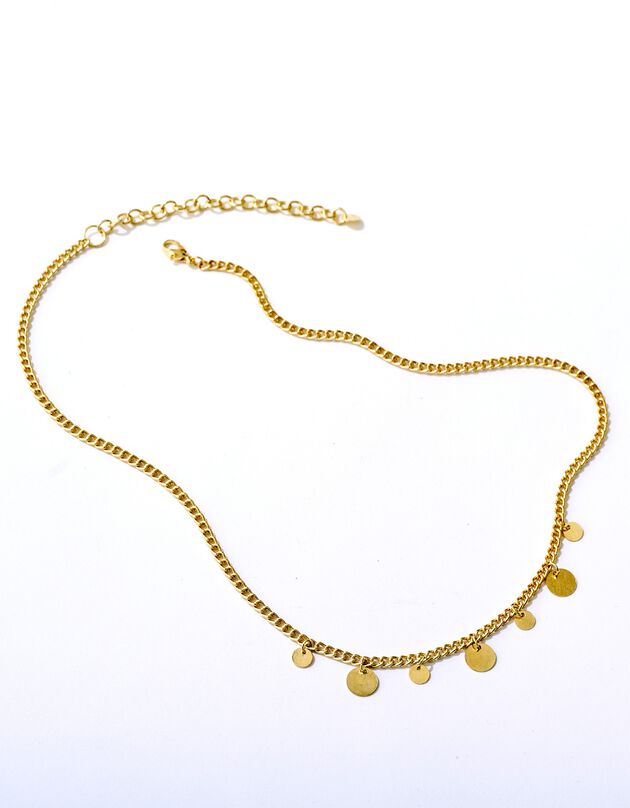 Collier breloques dorées (doré)