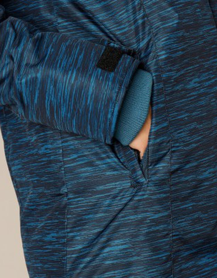 Parka imperméable doublée polaire (bleu canard) Parka imperméable doublée polaire (bleu canard)