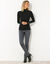 Jegging denim taille élastiquée - grande stature (gris foncé)
