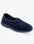 Chaussons ballerines unis - polaires élastiquées (marine)