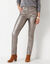 Pantalon droit enduit (mordoré)