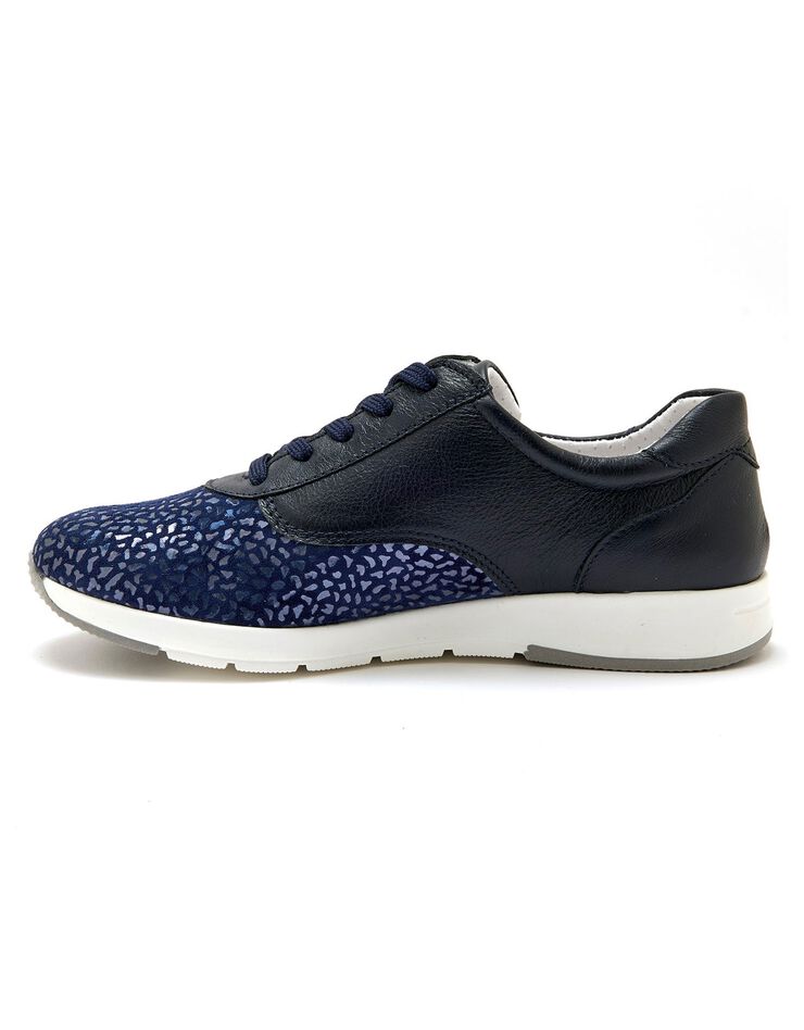Derbies en cuir Hallux Confort (bleu) Derbies en cuir Hallux Confort (bleu)