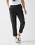Pantalon 7/8ème fuselé rayé (noir / blanc)
