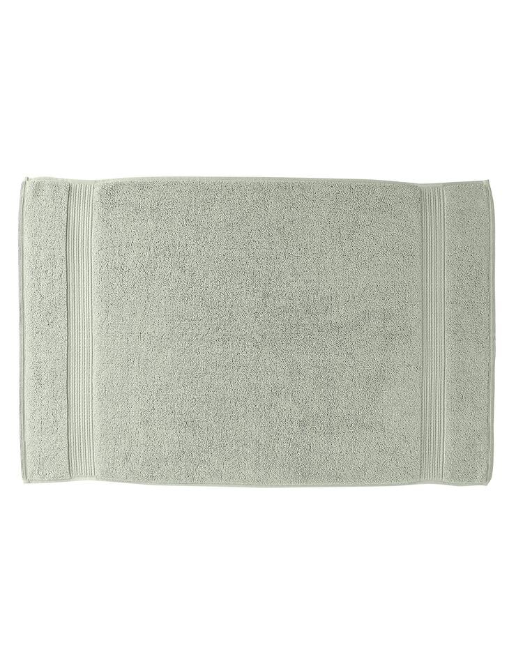 Tapis de bain uni coton issu de l'agriculture biologique (vert tilleul) Tapis de bain uni coton issu de l'agriculture biologique (vert tilleul)