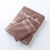Serviette éponge personnalisable confort moelleux (châtaigne)