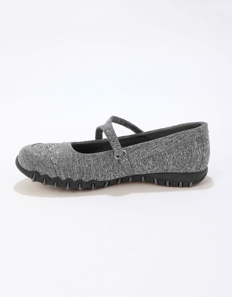 Ballerines de sport ultra-souples - gris chiné effet jersey (gris) Ballerines de sport ultra-souples - gris chiné effet jersey (gris)