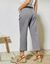 Pantacourt droit stretch (gris)