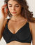 Soutien-gorge coton forme emboîtante avec armatures - lot de 2 (blanc + noir)