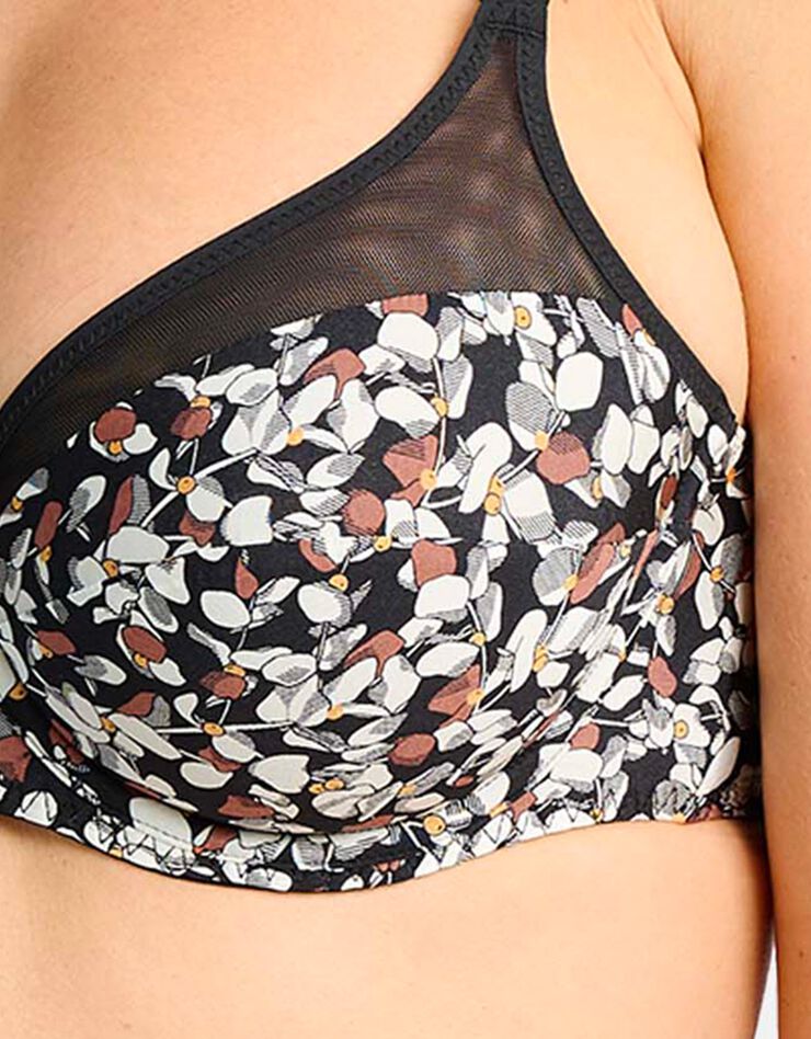 Soutien-gorge emboîtant imprimé Complice - avec armatures (noir) Soutien-gorge emboîtant imprimé Complice - avec armatures (noir)