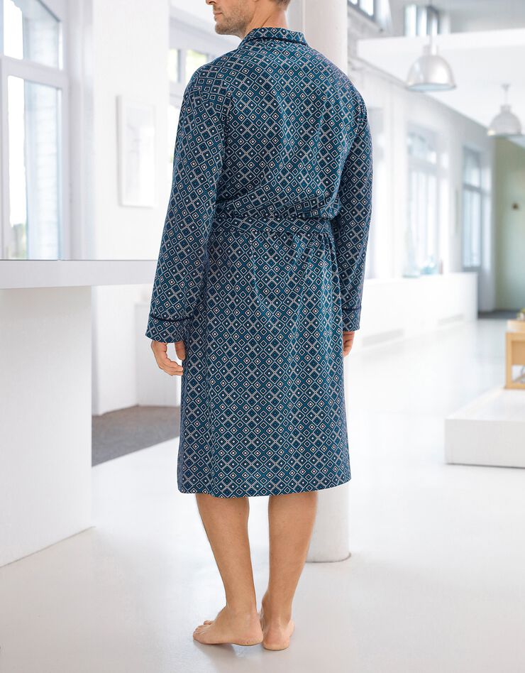 Robe de chambre imprimée (marine / bleu) Robe de chambre imprimée (marine / bleu)