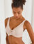 Soutien-gorge forme minimiseur en dentelle  invisible « Wild Rose» Sensation  - avec armatures flexibles (nude)
