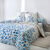 Linge de lit M&eacute;lodie imprim&eacute; - flanelle 150 gr/cm&sup2; (bleu)