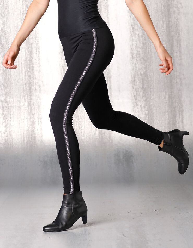 Legging bande paillettes (noir) Legging bande paillettes (noir)