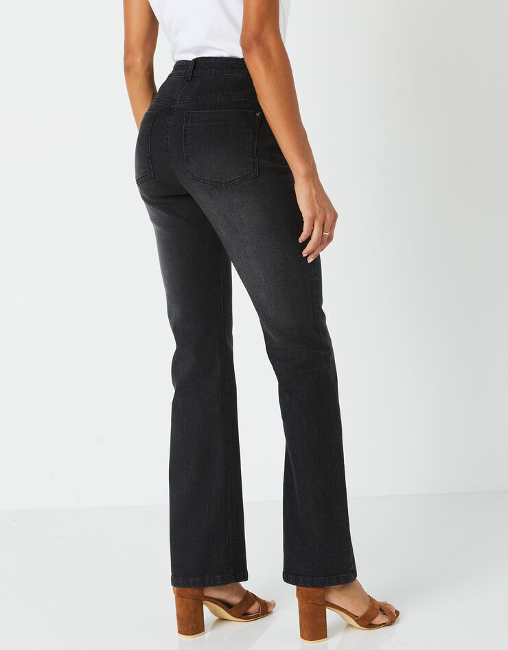 Jean bootcut coupe stretch, spécial petites (noir) Jean bootcut coupe stretch, spécial petites (noir)