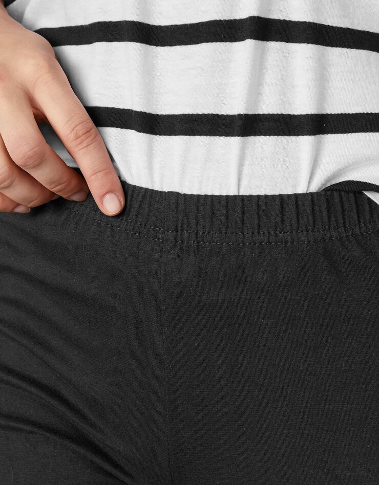 Pantalon droit en coton bio, éco-responsable (noir) Pantalon droit en coton bio, éco-responsable (noir)