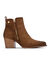 Boots zipp&eacute;es &agrave; talon (caramel)