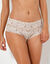 Culotte haute dentelle unie Arum (nude)