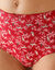 Culotte maxi coton stretch imprimé "panthère" - lot de 4 (rouge)