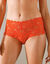 Culotte haute dentelle unie Arum (orange)