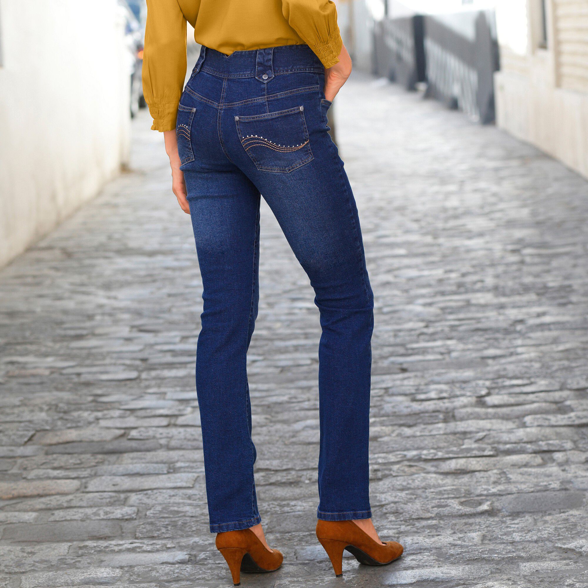 Blacheporte Femme Vêtements Pantalons & Jeans Jeans Bootcut jeans Jean Bootcut Ultra Stretch Denim 