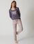 Pantalon pyjama coton imprimé "Beautiful" (rose) Pantalon pyjama coton imprimé "Beautiful" (rose)