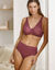 Soutien-gorge dentelle stretch forme corbeille Orellana - avec armatures cachées (prune)