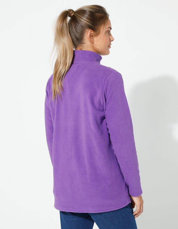 Veste polaire zippée manches longues (iris) Veste polaire zippée manches longues (iris)