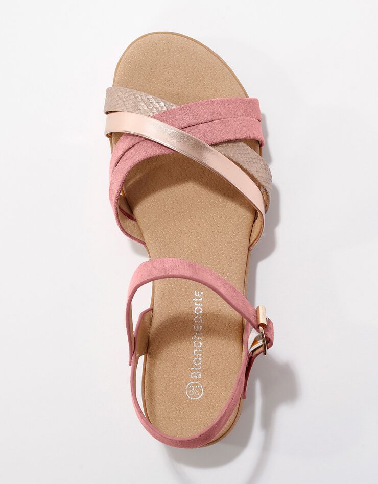 Sandales multibrides - beige/rosé (beige / rose) Sandales multibrides - beige/rosé (beige / rose)