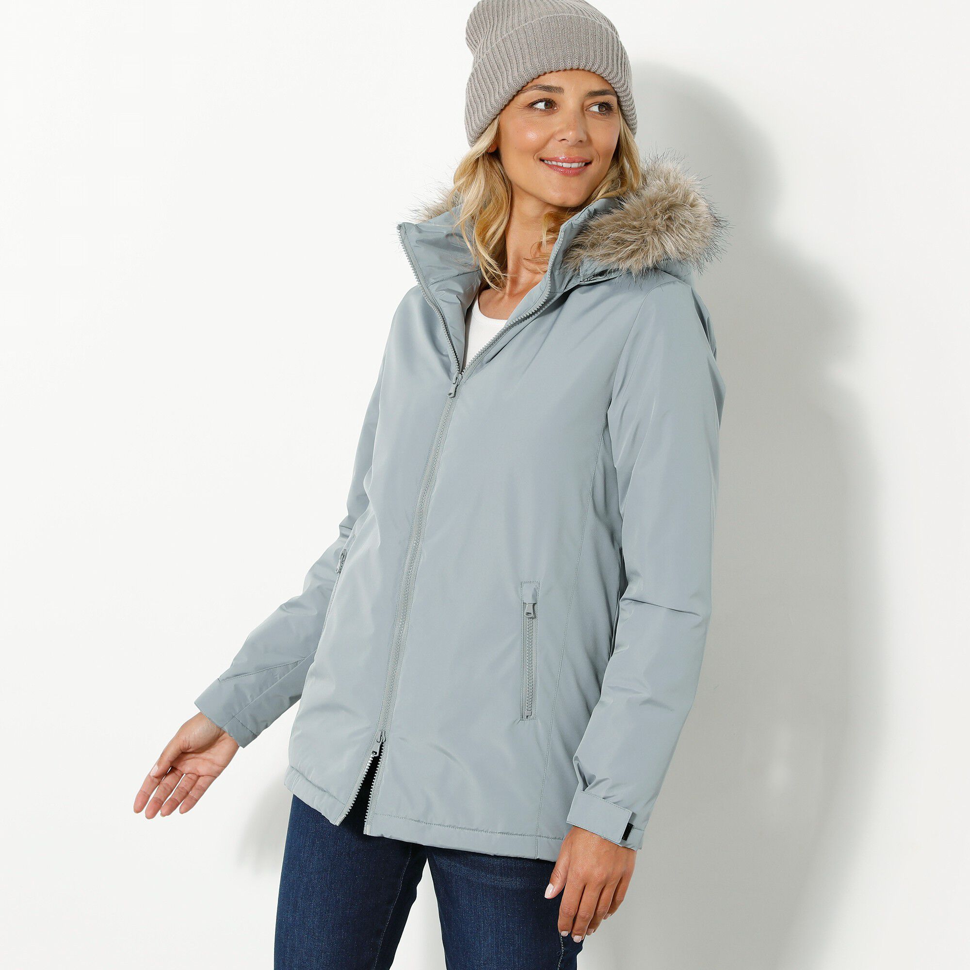 Combinaison Avec Ouverture Zippée - So Easy - Gris - 25.00