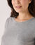 T-shirt thermique col rond - manches courtes (gris chin&eacute;)