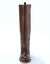 Bottes cavalières en cuir, spécial larges mollets (chocolat)