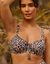Haut de maillot de bain balconnet Samoa - avec armatures (beige / noir)