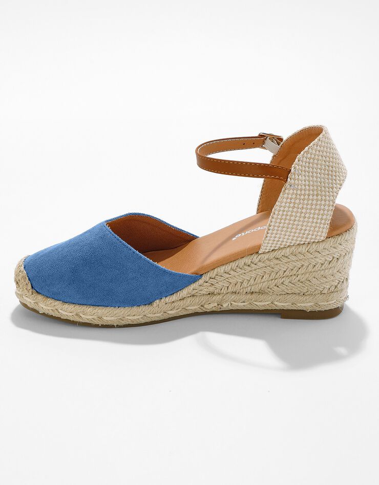 Sandales espadrilles compensées (bleu jean) Sandales espadrilles compensées (bleu jean)