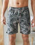 Short pyjama coton imprimé (gris / noir)