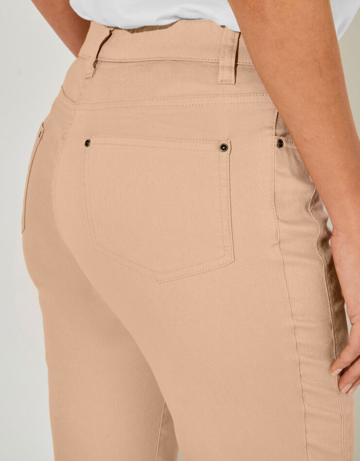 Pantalon stretch coutures affinantes (sable) Pantalon stretch coutures affinantes (sable)