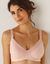 Soutien-gorge coton forme minimiseur avec armatures - lot de 2 (rose grisé + ivoire)