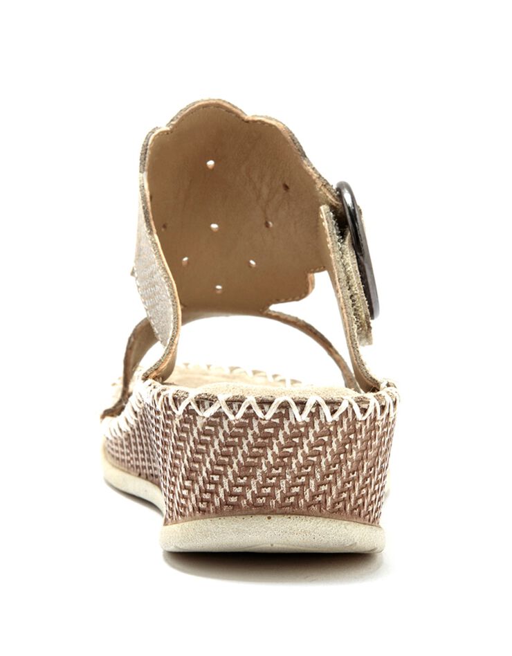 Mules ultra souples cuir - grande largeur (beige) Mules ultra souples cuir - grande largeur (beige)