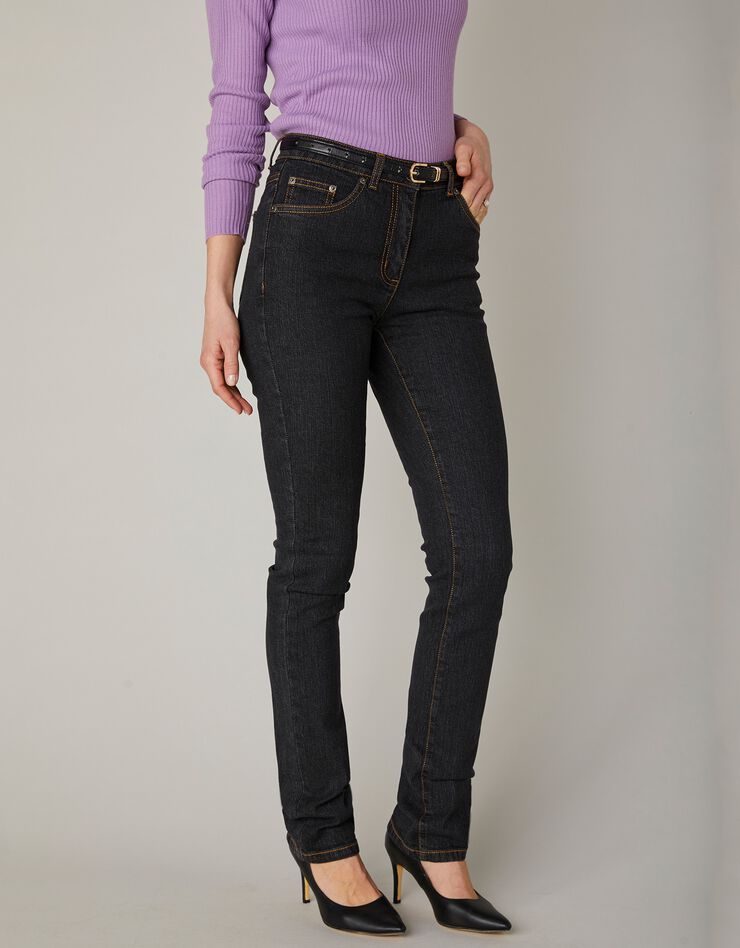 Jean coupe droite stretch - moyenne stature (black) Jean coupe droite stretch - moyenne stature (black)