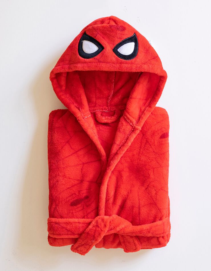 Robe de chambre enfant Spider-Man® à capuche - polaire (rouge)