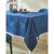 Nappe jacquard damass&eacute; (bleu nuit)