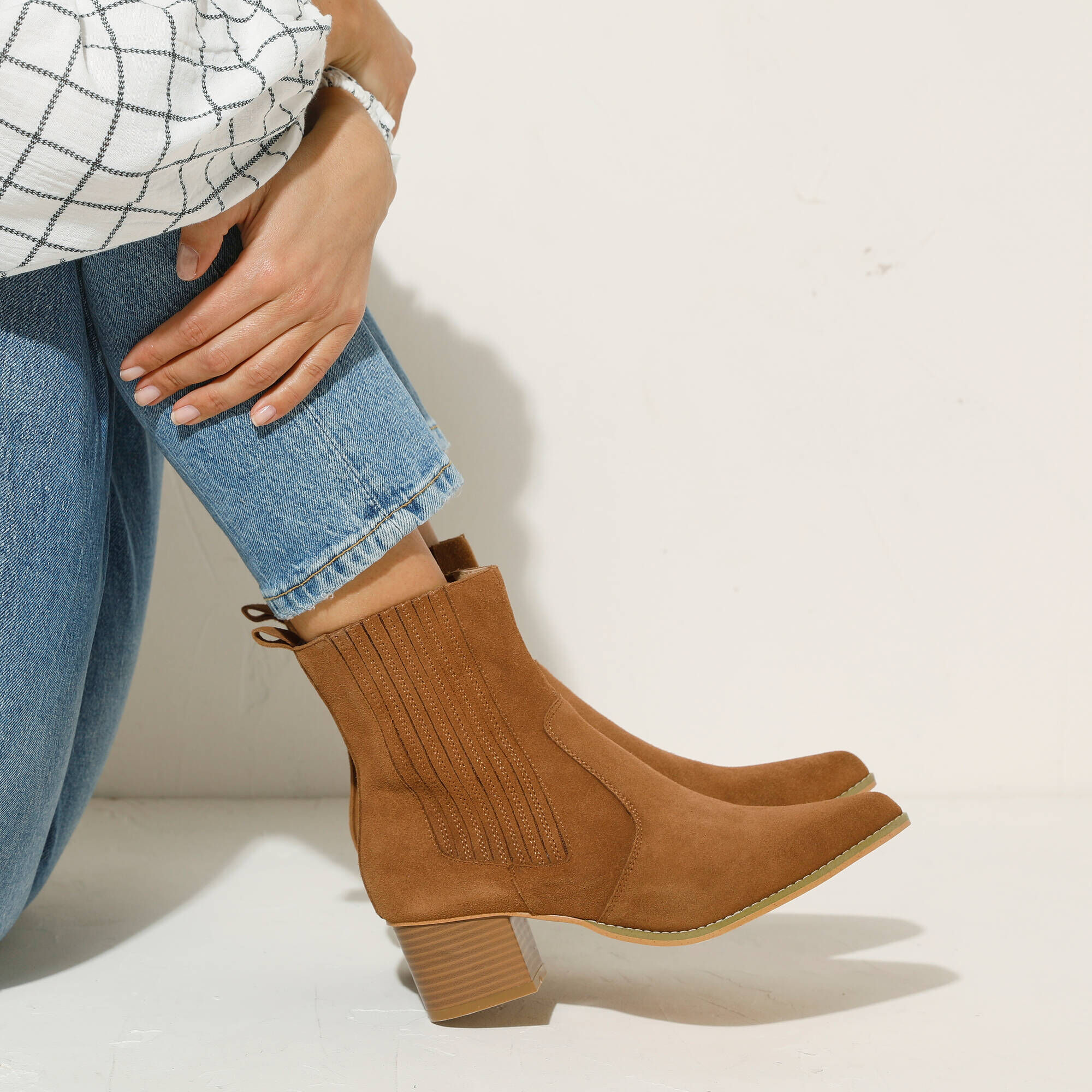 Rênes Western Tressées En Cuir Brut Naturel - Avec Popper En Cuir - Neuves