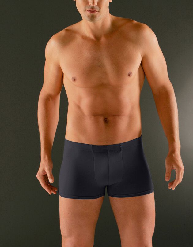 Boxer uni ceinture élastiquée recouverte - lot de 5 (mica)
